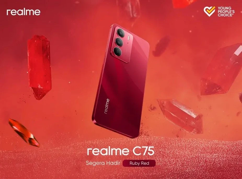 Realme C75 Ruby Red