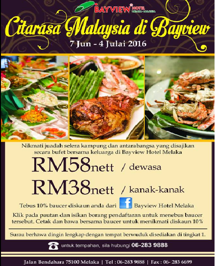 Senarai Buffet Ramadhan Melaka 2016 - MySemakan