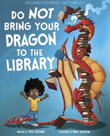 Bea's Book Nook, Review, Do NOT Bring Your Dragon to the Library, Julie Gassman, Andy Elkerton