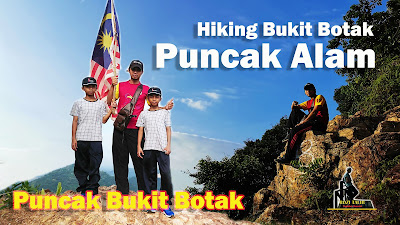 hiking bukit botak puncak alam