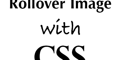 CSS Rollover Image Effect - Change Image on Hover