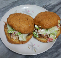 From Pg to Sg with Love: Nasi goreng ayam & sandwich