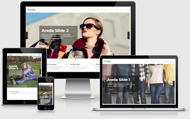 Areda Home 6 - Blogger Template free download