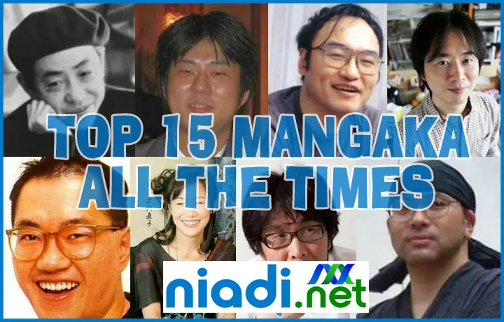 daftar mangaka terbaik di dunia, mangaka terbaik 2020 2021, komikus terpopuler, shonen jump anime ranking, daftar anime terbaik 2021, best top 15 mangaka all the times terbaik sepanjang masa