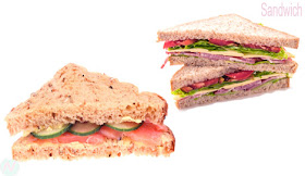 Sandwich bread, sandwich food