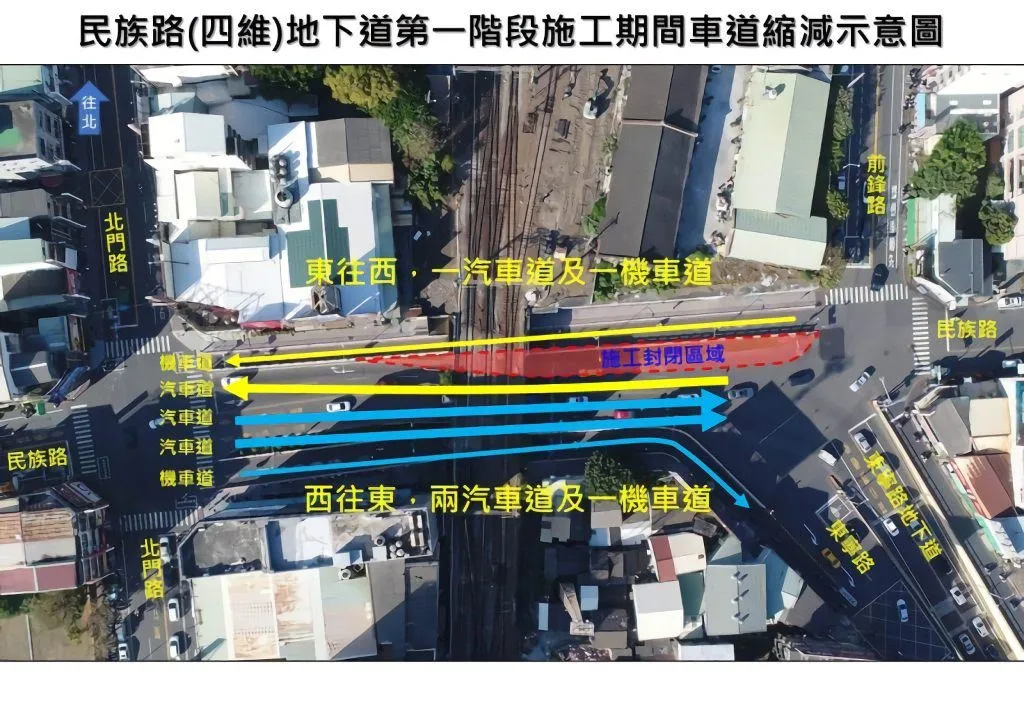 塞上加塞！南鐵地下化交管｜11/30小東地下道、12/2四維地下道｜替代路線全攻略