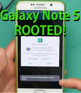 Cara Mudah Root Galaxy Note 5 Tanpa Pc dan Via PC