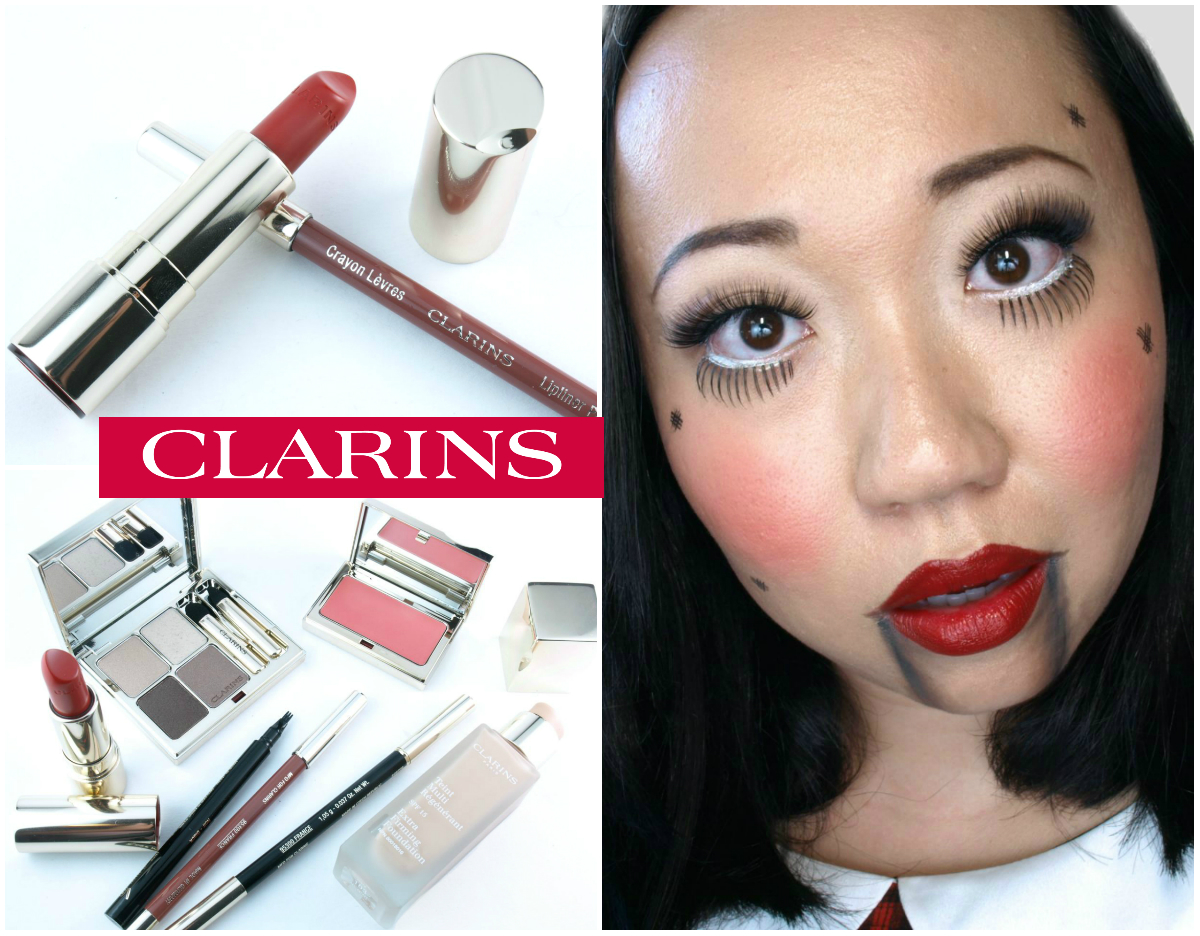Halloween Marionette Doll Makeup With Clarins Tutorial The Happy