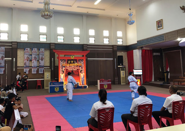 Bupati Karimun Buka Kejuaraan Karate se-Karimun Tahun 2024 yang Diikuti Sekitar 200 Atlet