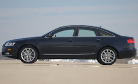 Closer side view of 2012 Audi A6