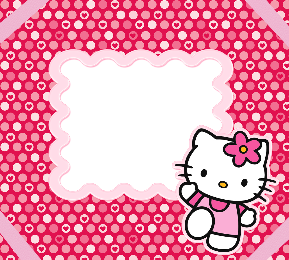 Clipart de Hello Kitty: Bordes, Imágenes y Fondos. 