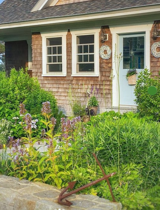 Rope Knot Wreaths Entry Door Curb Appeal Idea