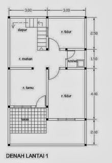 Desain Rumah Minimalis 2 Lantai Type 21 Kumpulan Gambar ...