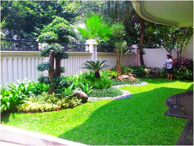 Desain Taman Rumah Mewah Minimalis Modern Sederhana Cantik