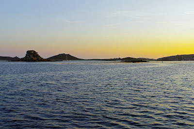 Achilles 9 metres "Sancerre" leaving the Isles of Scilly