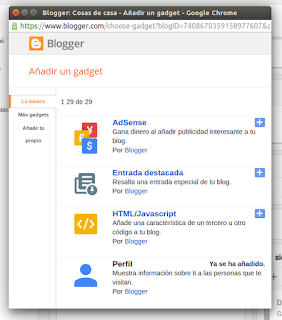 Resultado de imagen de gadget blogger