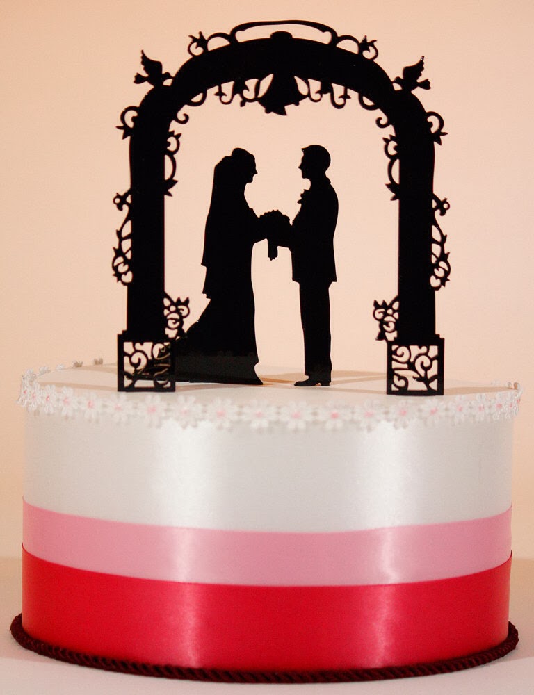 PaperPortraits com NEW Custom Wedding  Cake  Topper  