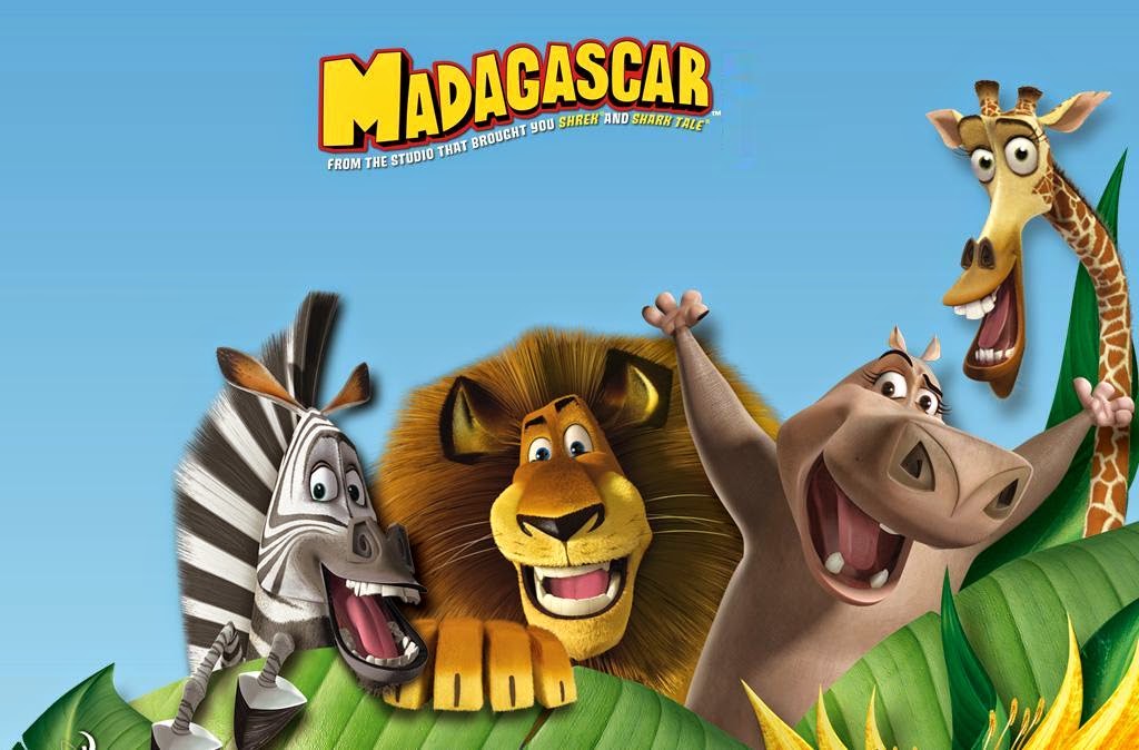 Desenhos para Colorir de Madagascar – Imagens para Imprimir