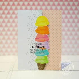 Sunny Studio Stamps: Two Scoops Six Scoop Ice Cream Card by Lexa Levana