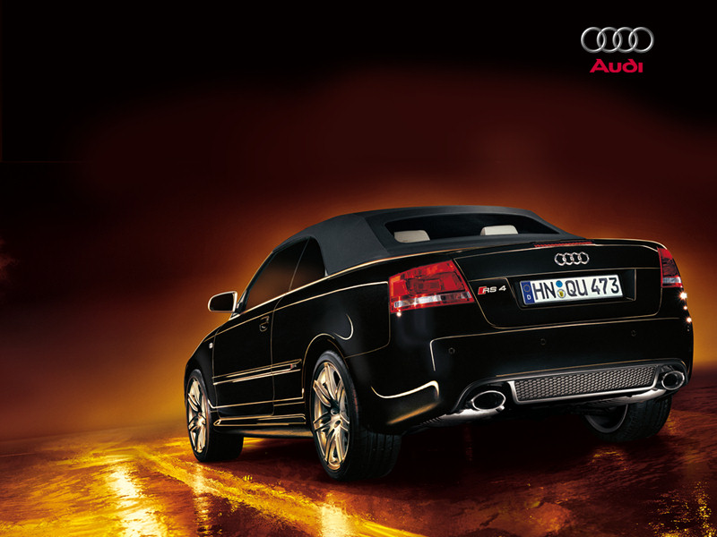 Audi RS4 Back Wallpaper