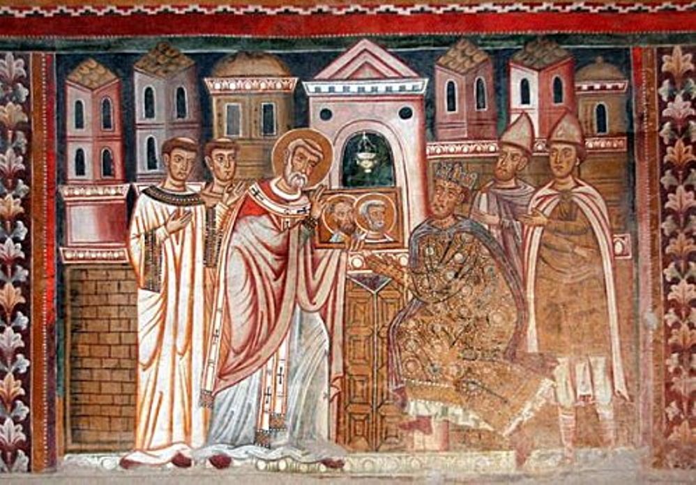 Risultati immagini per foto di affreschi e icone di Roma bizantina