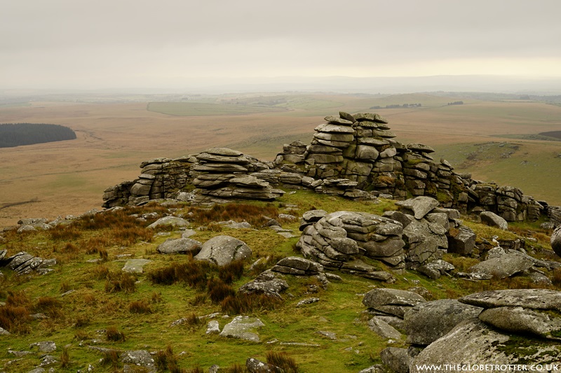 Granite outcrops on Rough Tor