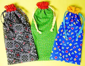 Pencil pouches for Operation Christmas Child shoeboxes.