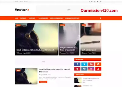 vector best responsive blogger template