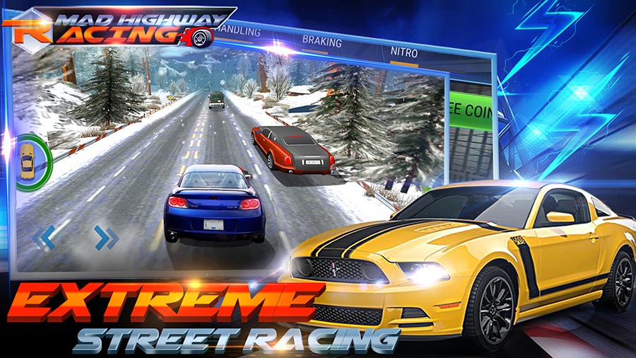 Game Balap Mobil Offline Android Mad 3D Highway Racing MOD ...