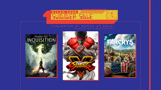 steam summer sale 2022 event live june 23 july 7 pc game releases dragon age inquisition far cry 5 street fighter v