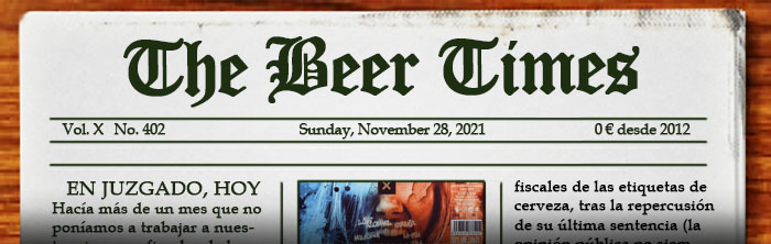 Dominical suplemento de noticias sobre cerveza. Aquí puedes leer el periódico The Beer Times.