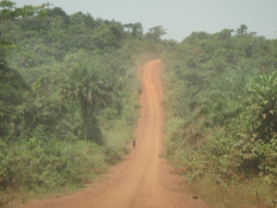 The good portion of the road leading to Robersport in cape mount