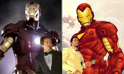 robert downey jr as iron man