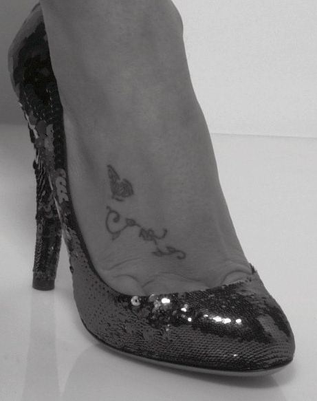 Britney Spears's Tattoos: Butterfly