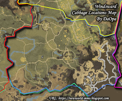 Windsward cabbage locations map