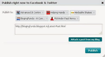 Latest Blog Post sharing on several Facebook Pages - Blogging Funda