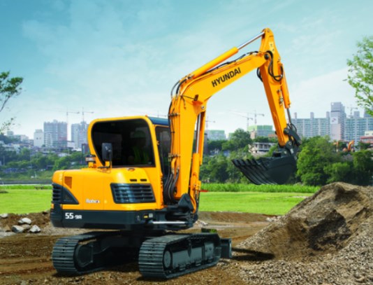 gambar truk bego Komatsu PC55