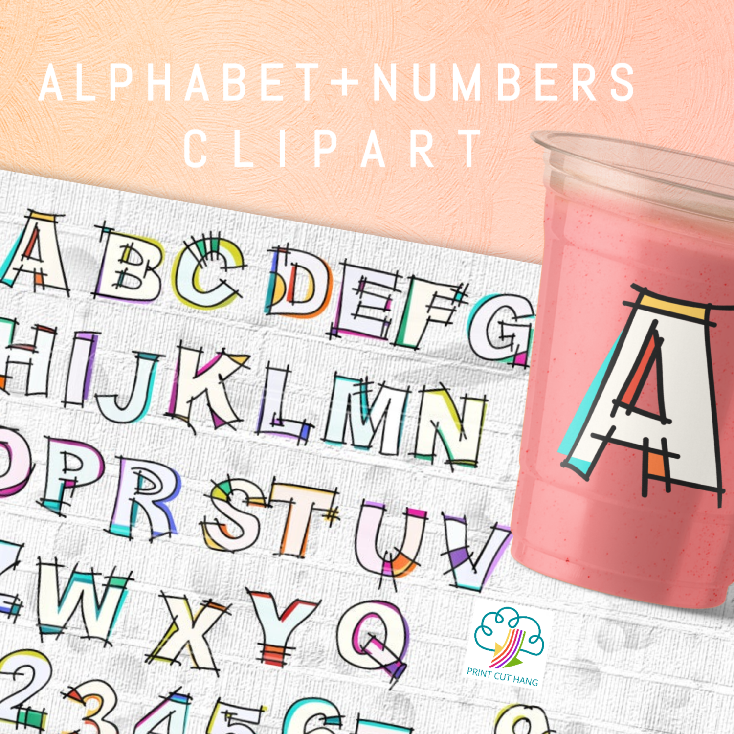 CLIPART SET ALPHABET