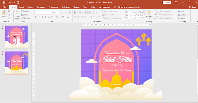 Template video idul fitri 2022