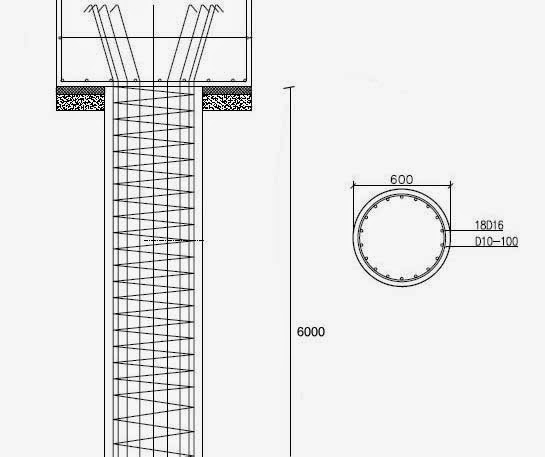 Pondasi bor Pile Diameter 60 cm