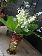 UN BRIN DE MUGUET ET DE MYOSOTIS. UN DERNIER BRIN DE MUGUET . (divers )