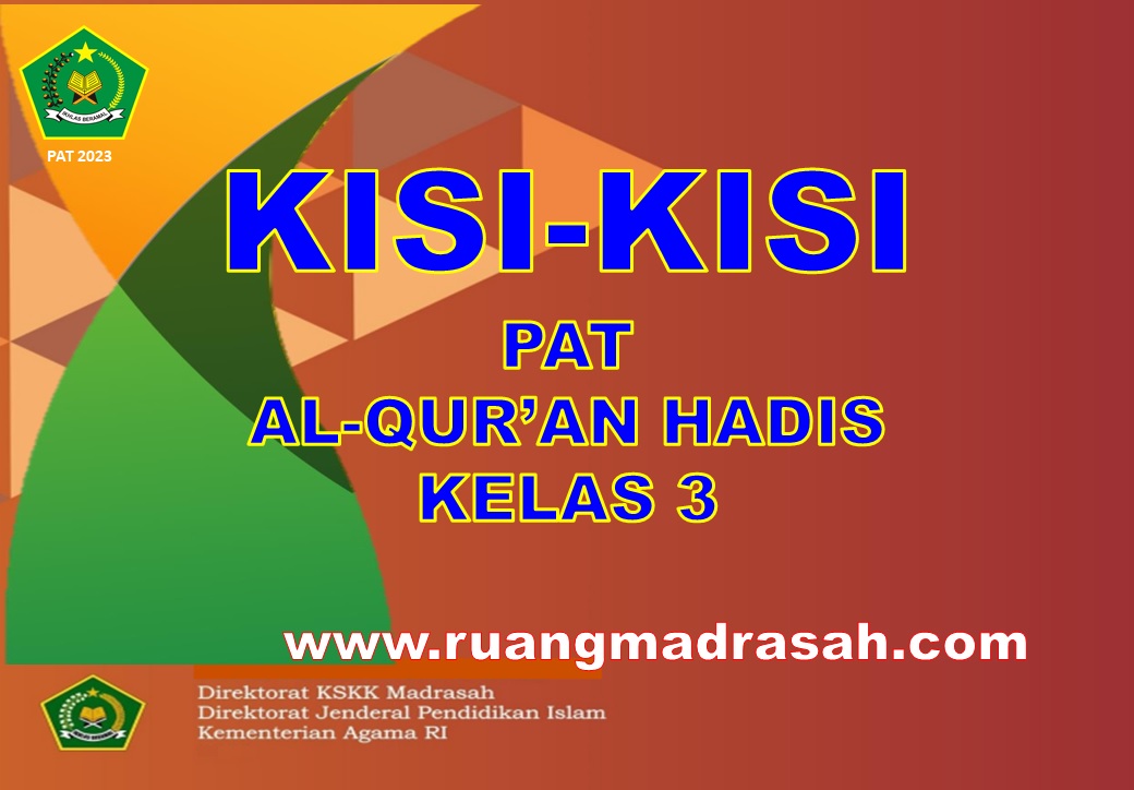 Kisi-kisi Soal PAT Al-Qur'an Hadis