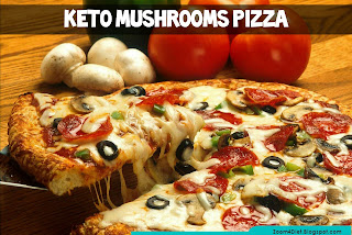 KETO MUSHROOMS PIZZA recipe
