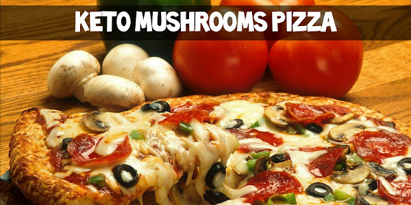 KETO MUSHROOMS PIZZA Recipe 