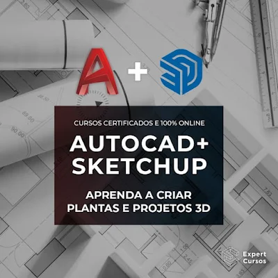 Cursos de AutoCAD e SketchUp