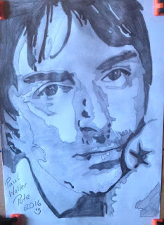 A sketch of Paul Weller
