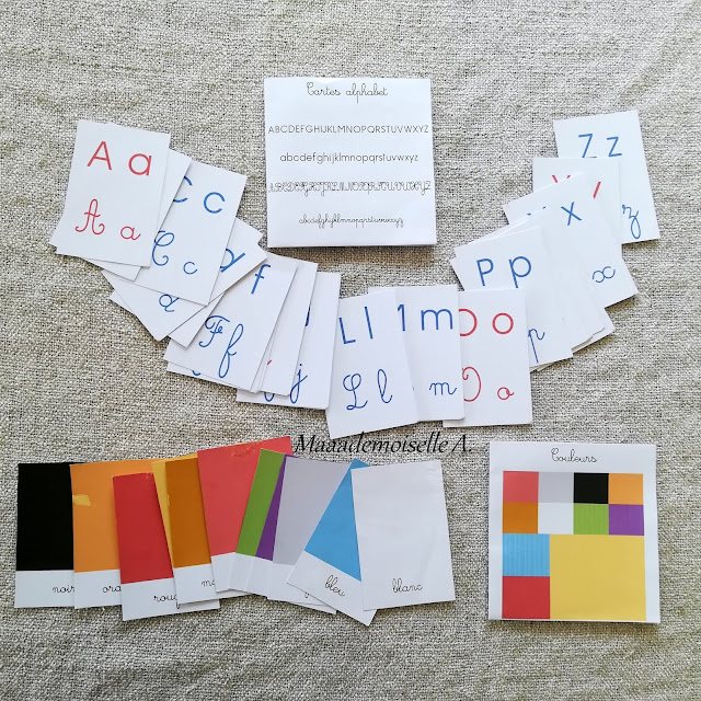 || Activités autour des cartes de nomenclature : reconnaitre les lettres de l'alphabet