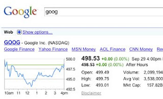 Google Stock Quotes