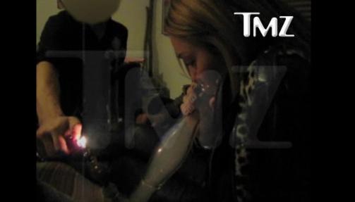 miley cyrus bong smoking tape. Miley Cyrus Smoking From Bong