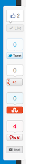 Vertical Social Media Sharing Buttons Widget For Blogger